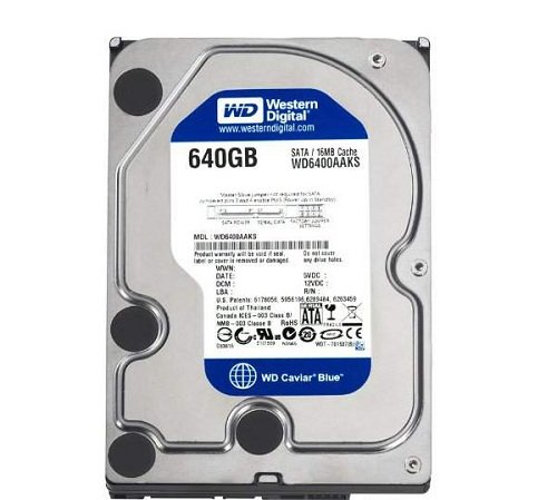 640GB WD USED SATA HARD DISK