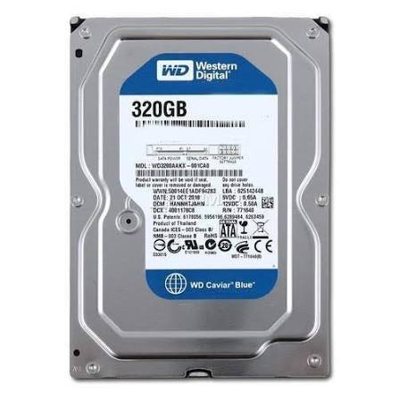 320GB WD USED SATA HARD DISK