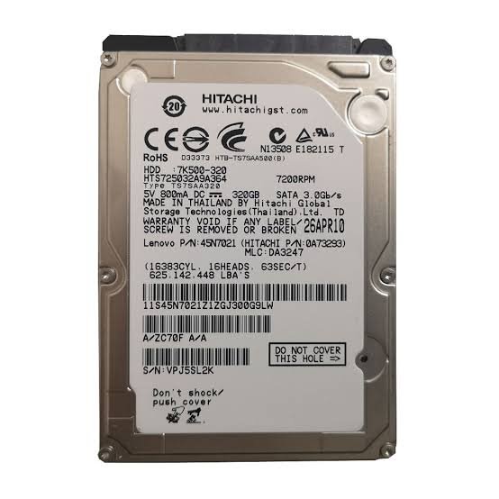 320GB HITACHI USED SATA HARD DISK