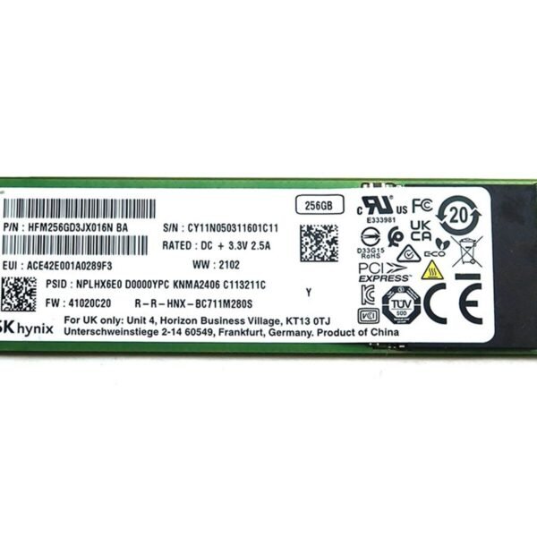 256GB USED NVME